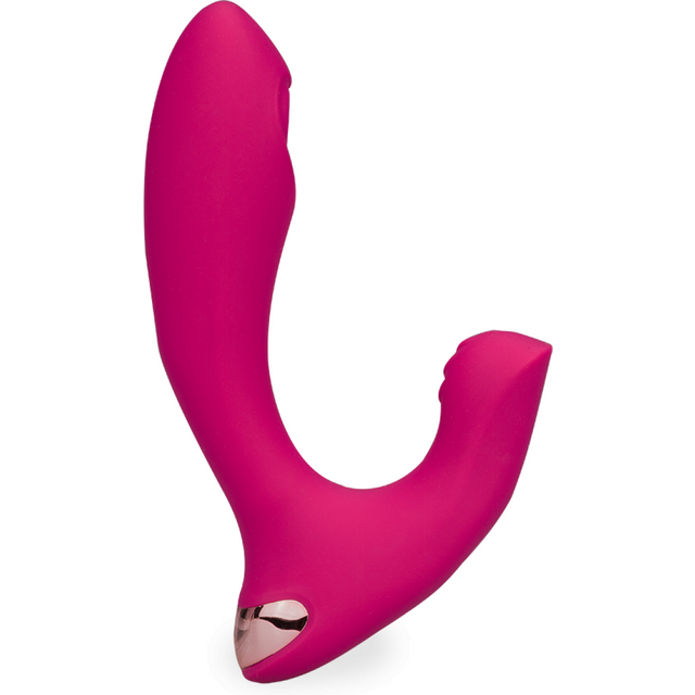 Vibromasseur sex toy homme gode anal Stimulateur de prostate vibrant et percuteur Guardian Angel - Fuchsia