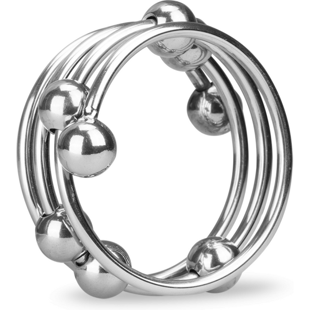 Anneau pénis ring cockring métal 8 boules Altar