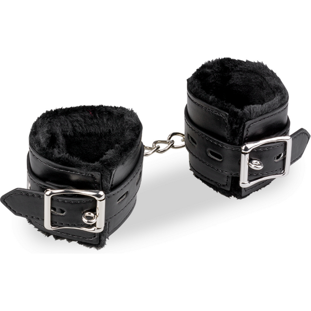 Menottes poignets cuir et fourrure