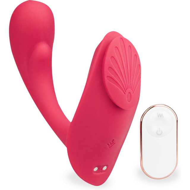 Culotte vibrante télécommandée Spirit Vibromasseur femme et couple - Rouge