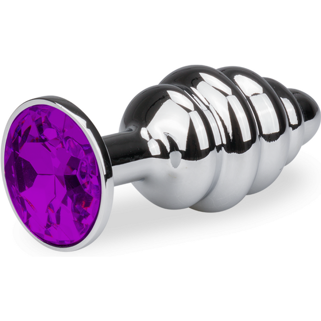 Bijou anal rosebud torsadé S - 8 coloris