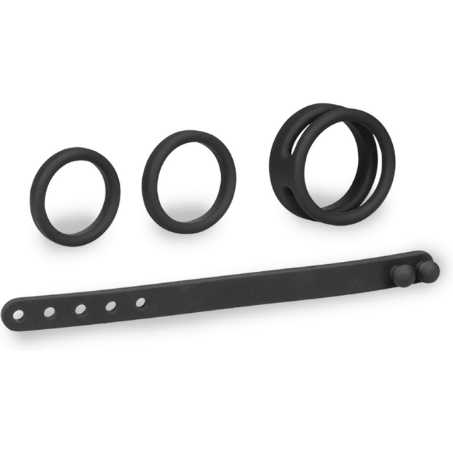 Set de 4 cockrings en silicone