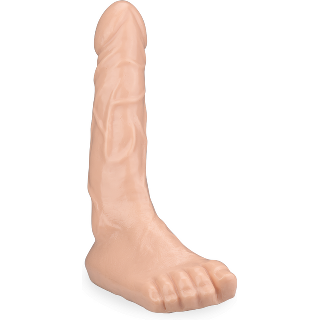 Gode godemichet réaliste avec pied gode vaginal ou anal homme ou femme - Peau claire