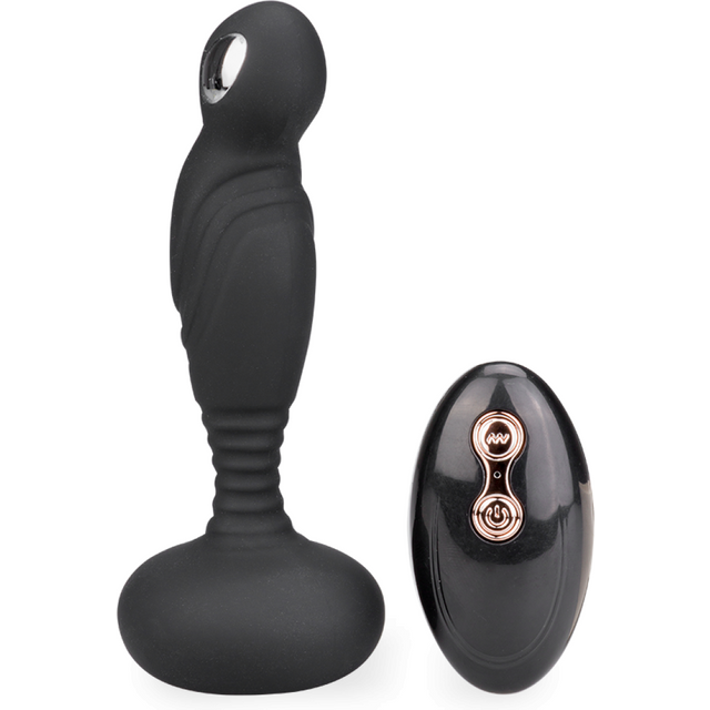Vibromasseur sex toy homme gode anal Stimulateur prostatique vibration et électrostimulation Venezia - Noir