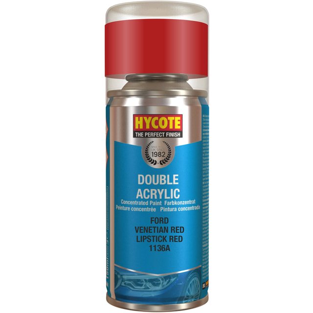 Hycote Ford Venetian Red/Lipstick Red Double Acrylic Spray Paint 150ml