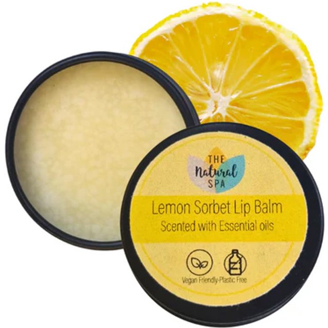 Lemon Sorbet All Natural Lip Balm The Natural Spa