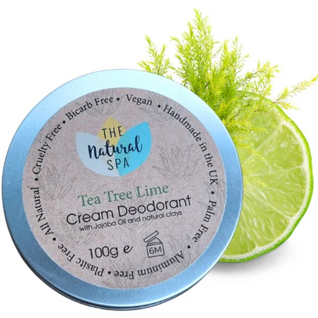 Natural Deodorant - Tea Tree Lime The Natural Spa