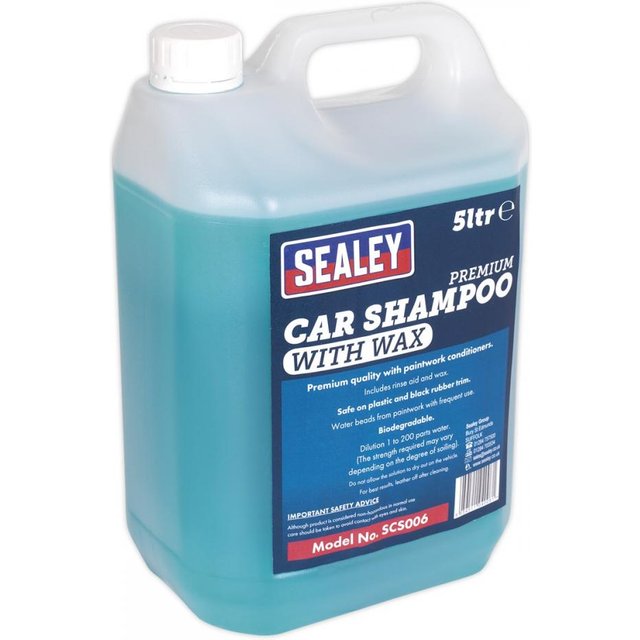 Sealey SCS006 Car Shampoo Premium With Wax 5L