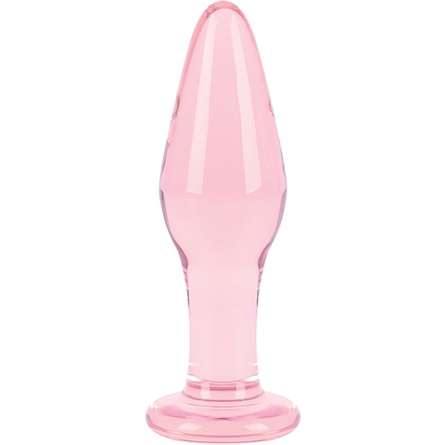 Plug Anal en Verre Rose Slim