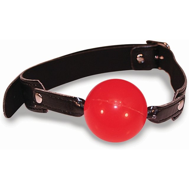 Bâillon Boule Rouge 5