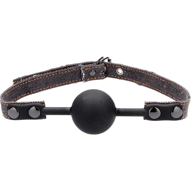 Bâillon Boule Silicone Denim