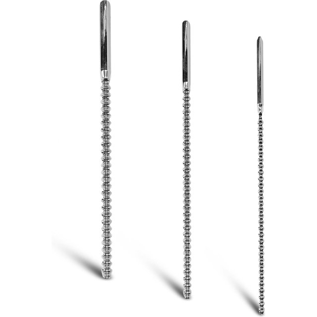 Tige à Urètre Perleé Métallique 240 mm