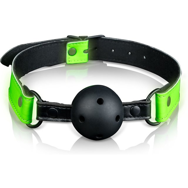 Bâillon Boule Respirant Glow in the Dark