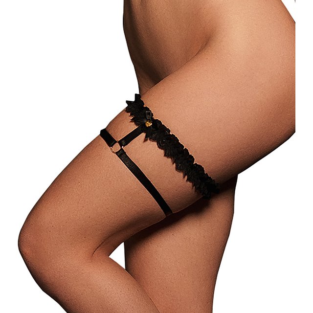 Jarretière en Dentelle Élastique Celeste