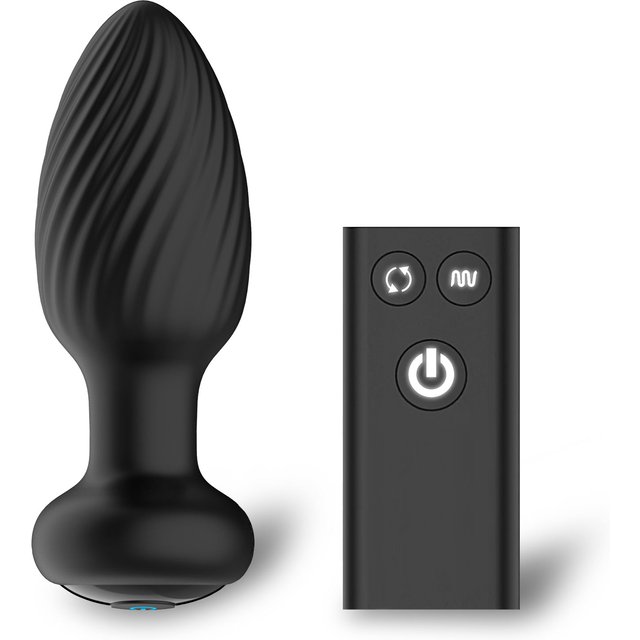 Plug Anal Vibrant et Rotatif Télécommandé Small Tornado