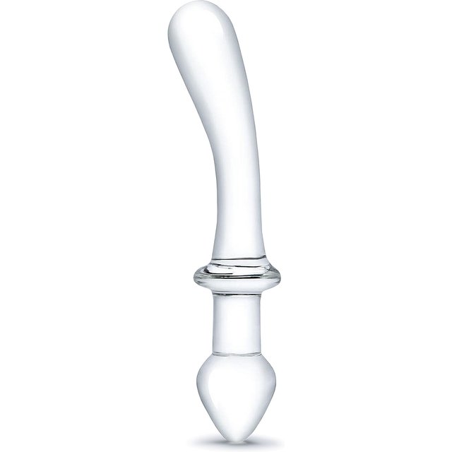 Dong et Plug en Verre Classic Curved Dual Ended
