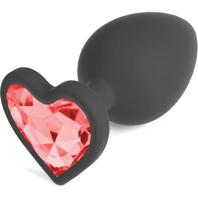 Plug Large Cuore avec 4 Strass Cœur Interchangeables