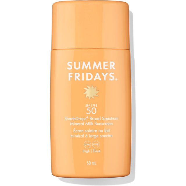 Summer Fridays Shadedrops Broad Spectrum Spf50 Mineral Milk Sunscreen 50Ml