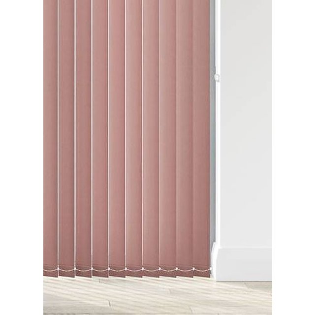 Splash Blush Pink Vertical Blind