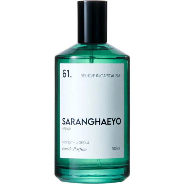 SARANGHAEYO 61. BELIEVE IN CAPITALISM EdP Nat. Spray