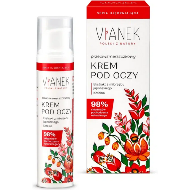 Kosmetyki Naturalne Vianek Przeciwzmarszczkowy krem pod oczy 15ml
