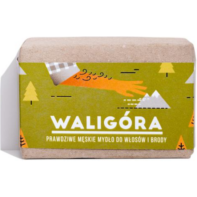 Kosmetyki Naturalne 4 Szpaki Waligóra mydło do własów i brody 110g