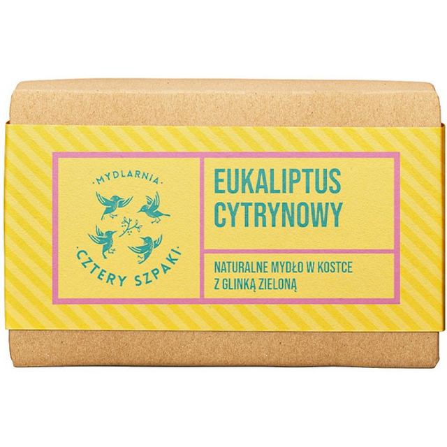 Kosmetyki Naturalne 4 Szpaki Mydło eukaliptus cytrynowy 110g