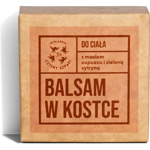 Kosmetyki Naturalne 4 Szpaki Balsam do ciała w kostce 55g