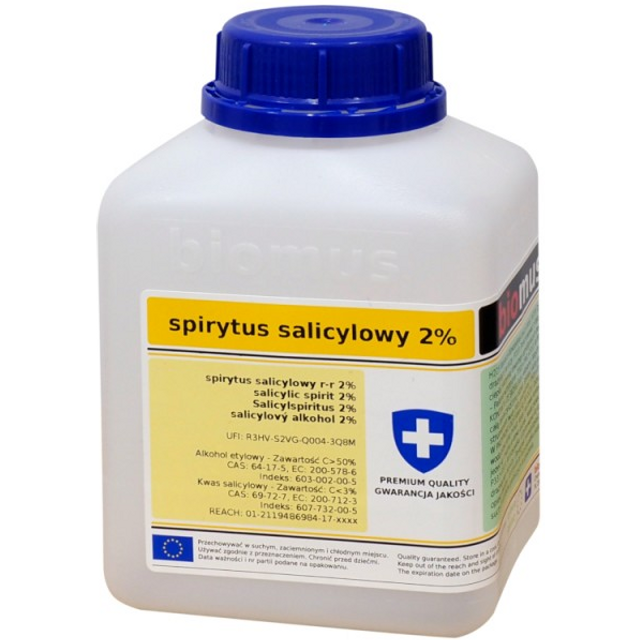 Dezynfekcja Alkohol Biomus Spirytus salicylowy 2% 250ml