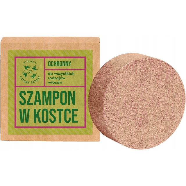 Kosmetyki Naturalne 4 Szpaki Szampon w kostce Leśna Róża 75g
