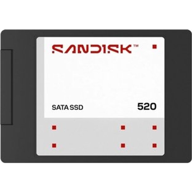 SSD SATA III SanDisk 1TB 520, Preto - SDSS51100TAB-000G0