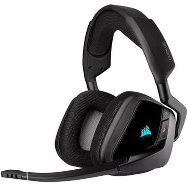 Headset Gamer Sem Fio Corsair Void Elite Wireless, RGB, Surround 7.1, Drivers 50mm, Carbono - CA-9011201-NA