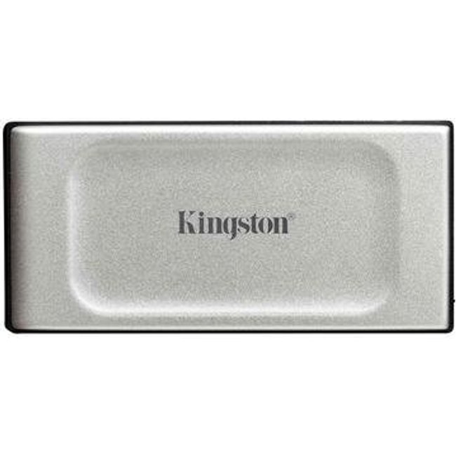 SSD Externo Kingston XS2000, 2TB, USB 3.2 Gen 2x2, Portátil, Leitura: 2000 MB/s, Gravação: 2000 MB/s, Prata - SXS2000/2000G