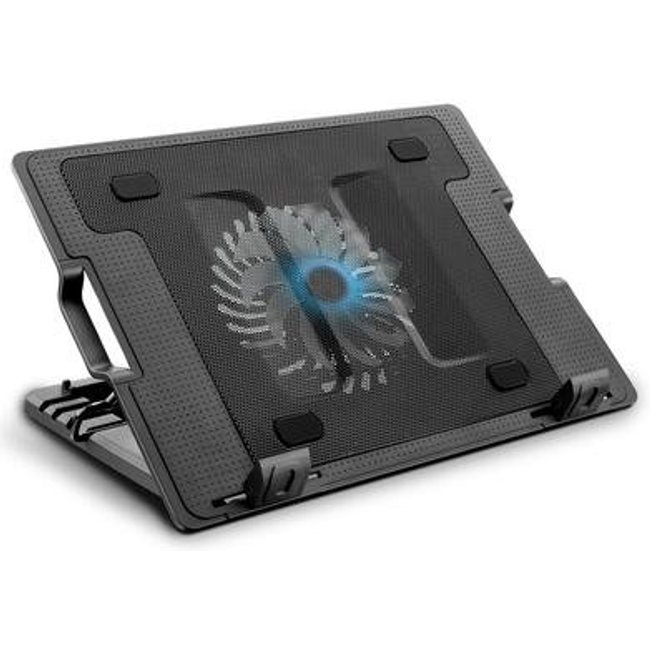 Base com Cooler para Notebook Multi, Até 17", 2x USB, LED, Preto - AC166