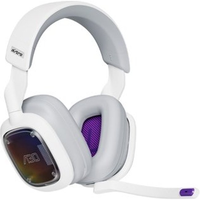 Headset Gamer Sem Fio Astro Gaming A30, Drivers 40mm, Bluetooth, PS e PC, Branco - 939-001993