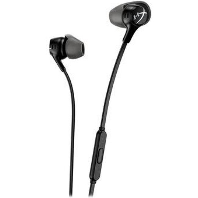 Fone de Ouvido Gamer HyperX Cloud Earbuds II, Com Microfone, Preto - 70N24AA