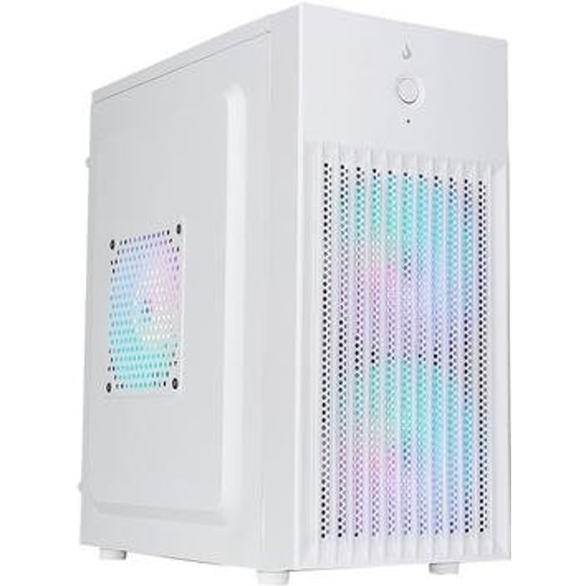 Gabinete Office Rise Mode X1 White, Mini Tower, M-ATX, Sem FANs, Branco - RM-GA-OFX1-FW