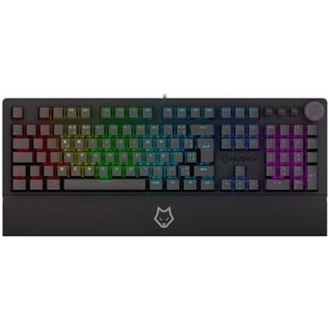 Teclado Mecânico Gamer Husky Anchorage Full Size, RGB, Switch Gateron EF Brown, ABNT2, Preto - HTG200PTMA