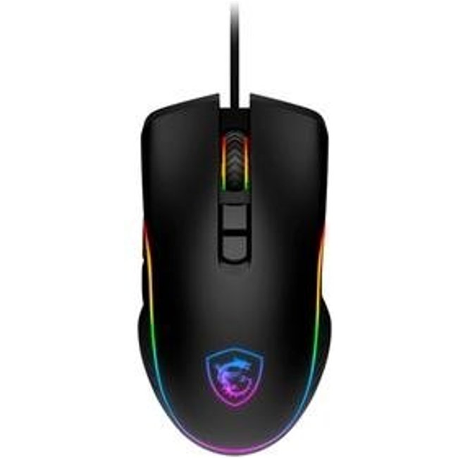 Mouse Gamer MSI Forge GM300, RGB, 7200 DPI, 7 Botões, Preto - S12-0402350-HH9
