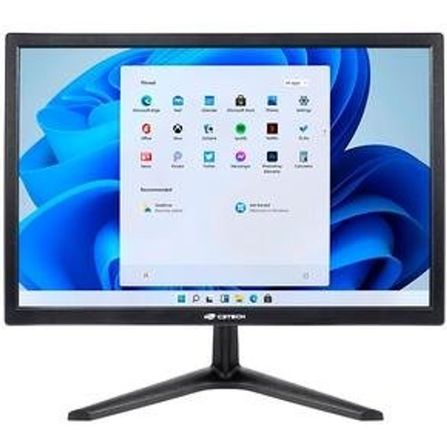 Monitor C3Tech 19", HD, 60Hz, IPS, HDMI e VGA, Preto - MR-19