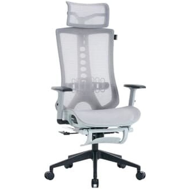 Cadeira de Escritório Ergonômica Presidente XT Office X-Eiffel - Cinza e Preta - XTO-119