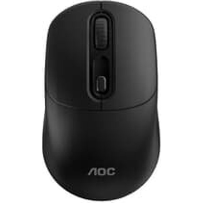 Mouse Sem Fio AOC MS300, 800-1600 DPI, 4 Botões, Design Ergonômico, Preto - MS300 BK