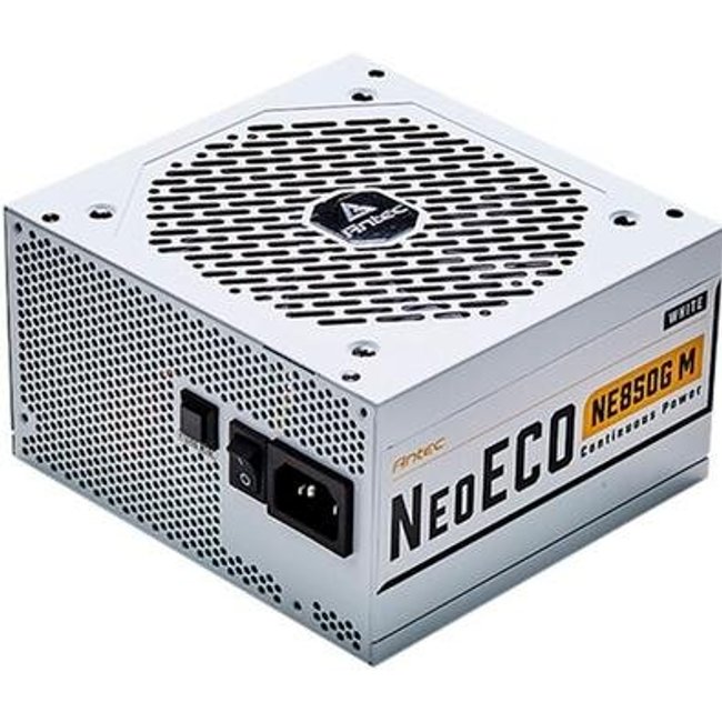 Fonte Antec Neoeco Ne850g M White, 850w, 80 Plus, Gold, Branco - NE850G M WHITE