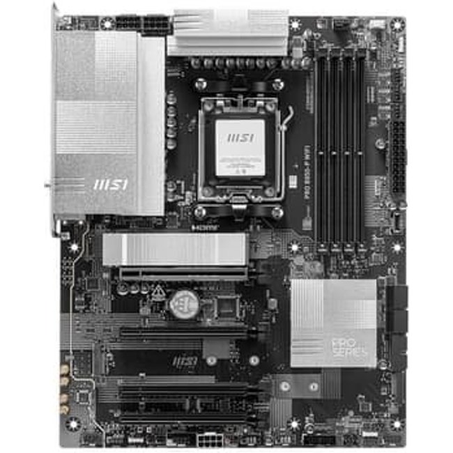 Placa Mãe MSI PRO B850-P WIFI, AMD, Socket AM5, ATX, DDR5 UDIMM, Wi-Fi 7, Preto - PROB850PWIFI