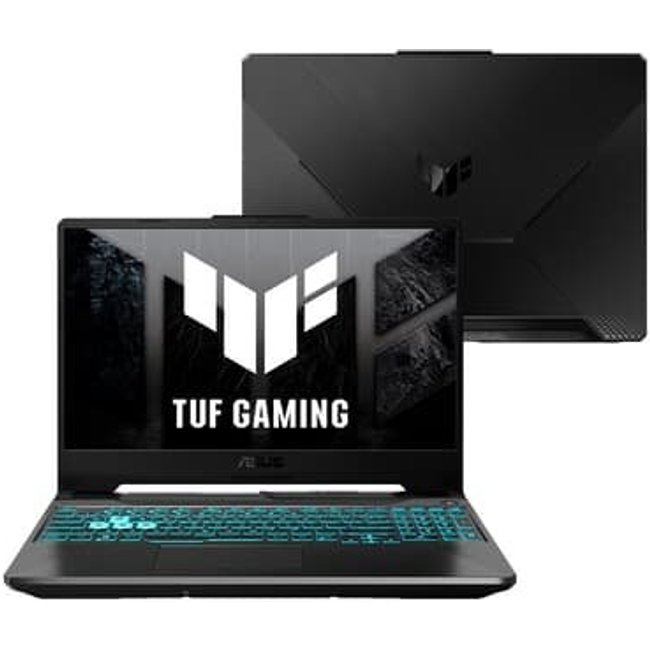 Notebook ASUS TUF Gaming A15, RTX 3050, AMD RYZEN 7, 16 GB, 512 GB SSD, W11 Home, Tela 15.6" FHD, Graphite Black - FA506NCR-HN088W