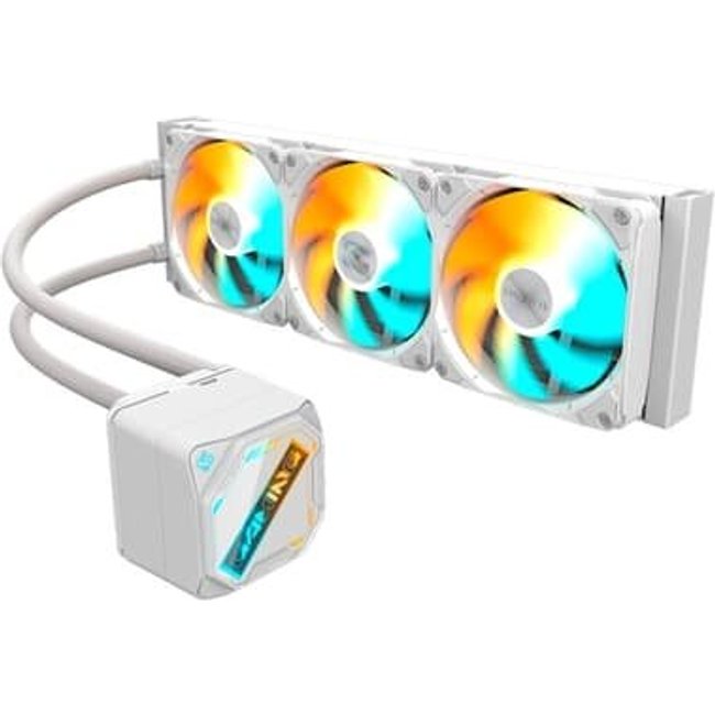 Water Cooler Gigabyte Gaming 360, RGB, 360mm, AMD e Intel, Branco - GP-GIGABYTE GME 360I