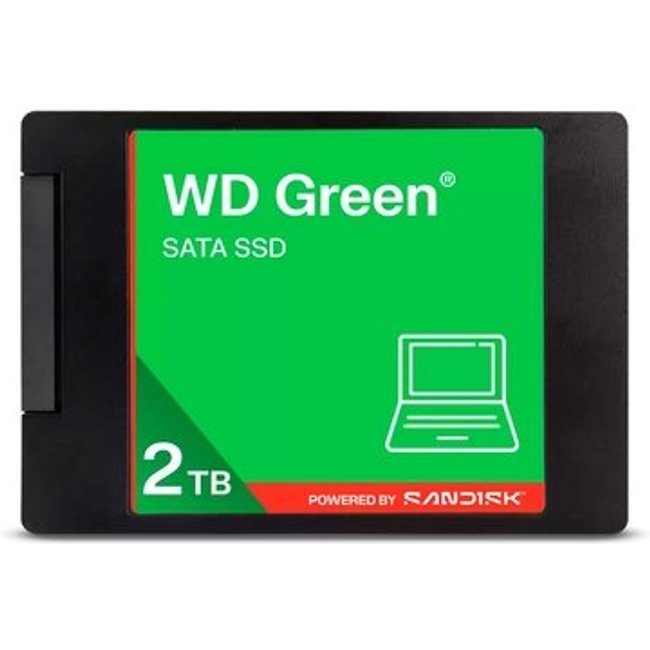SSD WD Green SATA, 2TB, 2.5"", Leitura: 545MB/s, Gravação: 460MB/s - WDS200T5G0A