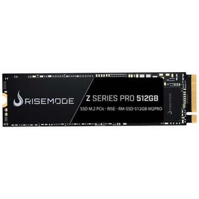 SSD Rise Mode Gamer M.2 Z Series Pro 512GB M.2, NVMe, Gen3, Leitura 3400MB/s e Gravação 2600MB/s - RM-SSD-512GB-M2PRO