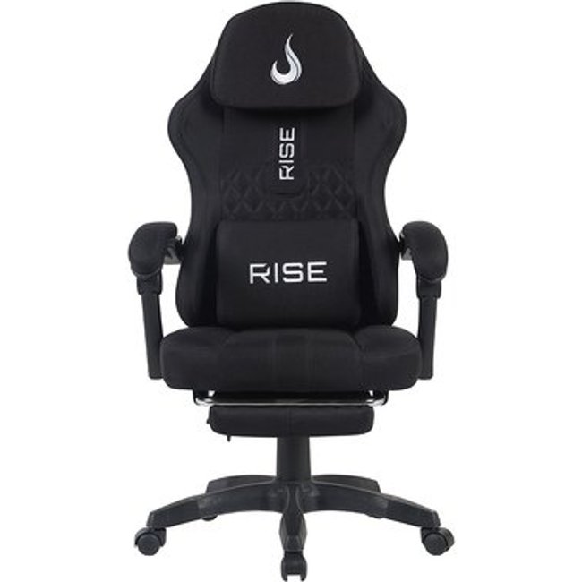 Cadeira Gamer Rise Mode Z11, Ângulo Ajustável, Tecido, Preto - RM-CG-Z11-BK