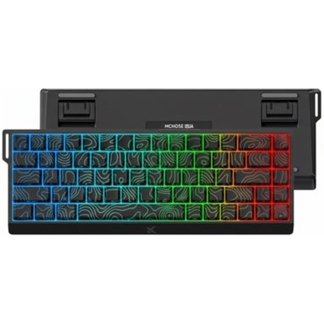 Teclado Magnético Gamer MChose Ace 68 Hall Effect, RGB, Switch Topographic Uranus Magnético Super eSports, Preto - MC-Ace68-26